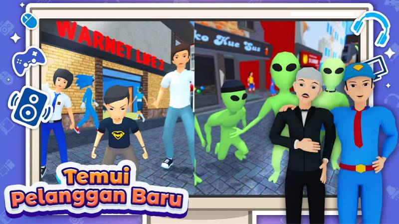 Apa Itu Warnet Life 2 MOD APK?