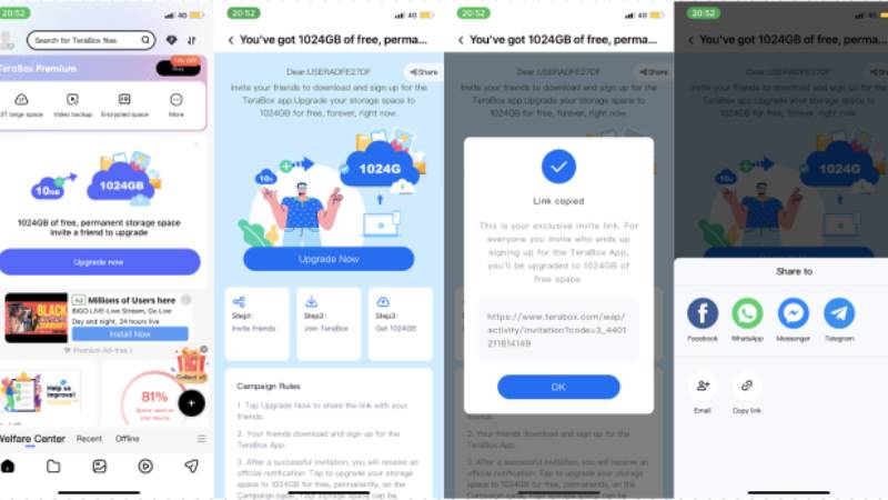 Fitur Terabox MOD APK
