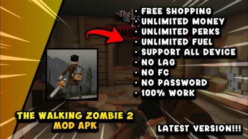 Fitur Unggulan The Walking Zombie 2 MOD APK